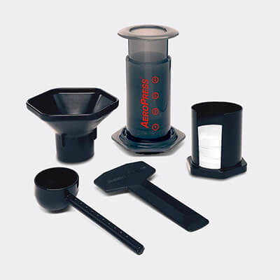 Zur Produktseite von AeroPress® Coffee & Espressomaker - Kaffeebereiter aus Kunststoff AeroPress® Coffee & Espressomaker - Kaffeebereiter aus Kunststoff