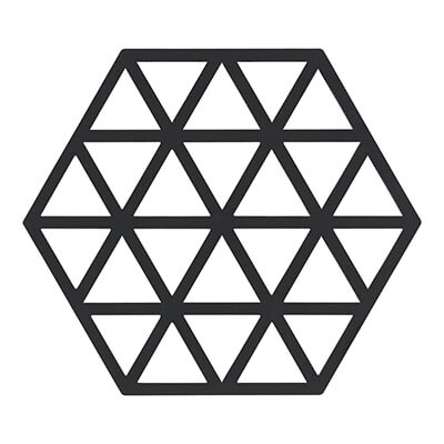 Zur Produktseite von Zone Untersetzer Triangle, schwarz Zone Untersetzer Triangle, schwarz