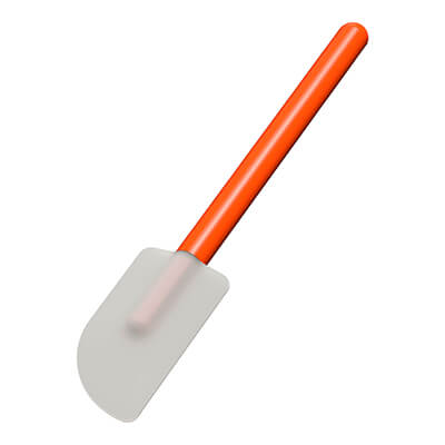 Rosti Teigschaber Classic S carrot orange, 20 cm