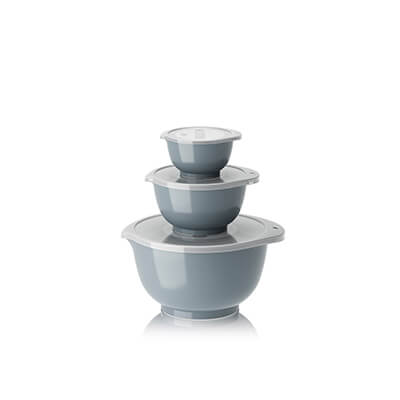 Rosti Rührschüssel New Margrethe Set 6-teilig in dusty blue, 250 ml, 750 ml & 3,0 l