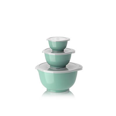 Rosti Rührschüssel New Margrethe Set 6-teilig in nordic green, 250 ml, 750 ml & 3,0 l