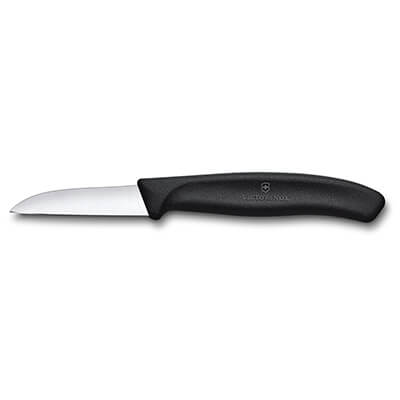 Victorinox Gemüsemesser Swiss Classic 6 cm mit geradem Schliff, Griff schwarz