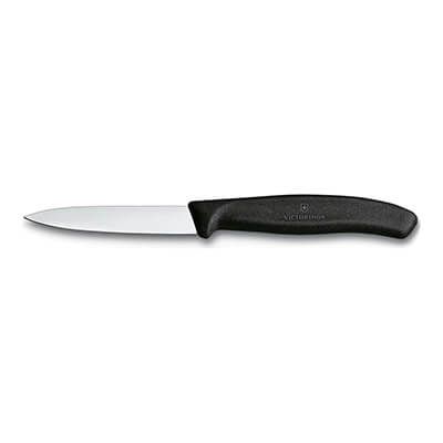 Victorinox Gemüsemesser Swiss Classic 8 cm mit geradem Schliff, Griff schwarz