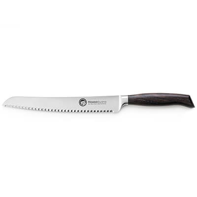 Thumbnail Mondogusto Brotmesser 22 cm rostfrei, Griff Eiche geräuchert