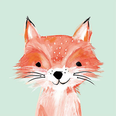 Servietten Foxy 33 x 33 cm von ppd
