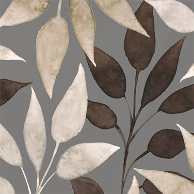 Servietten Scandic Leaves brown 25 x 25 cm von ppd