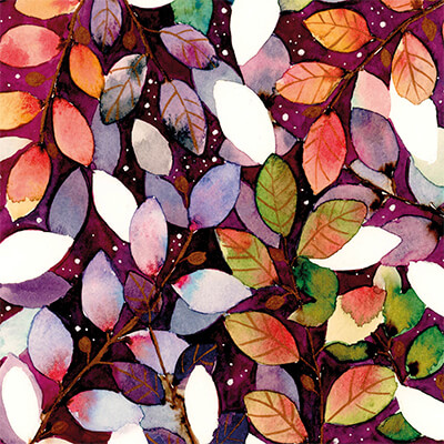 Servietten Purple Rain 25 x 25 cm von ppd