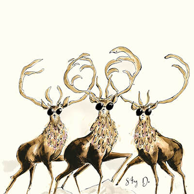 Servietten Stag Do 33 x 33 cm von ppd