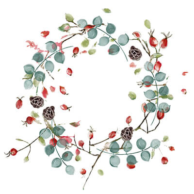 Servietten Nordic Moods 33 x 33 cm von ppd