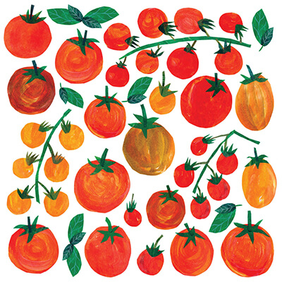 Servietten Traceys Pomodori 33x33 cm von ppd