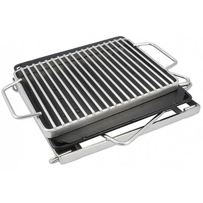 Zur Produktseite von AceCamp klappbarer Mini Holzkohle-Grill aus Edelstahl 22 x 17,5 x 16,5 cm AceCamp klappbarer Mini Holzkohle-Grill aus Edelstahl 22 x 17,5 x 16,5 cm