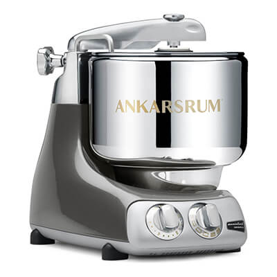 Ankarsrum Küchenmaschine Assistent Go Green Set, black chrome