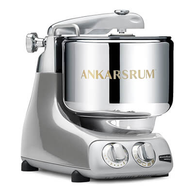 Ankarsrum Küchenmaschine Assistent Go Green Set, jubilee silver
