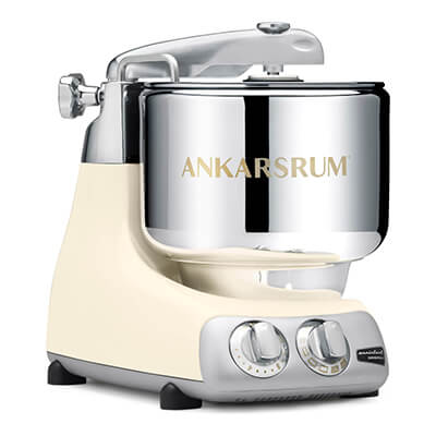 Ankarsrum Küchenmaschine Assistent inkl. Ice Cream Maker, light creme