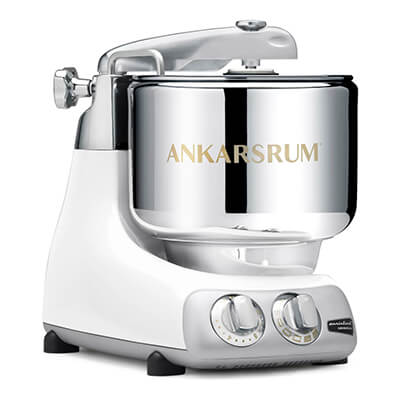 Ankarsrum Küchenmaschine Assistent inkl. Ice Cream Maker, glossy white