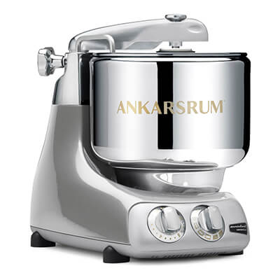 Ankarsrum Küchenmaschine Assistent inkl. Ice Cream Maker, jubilee silver