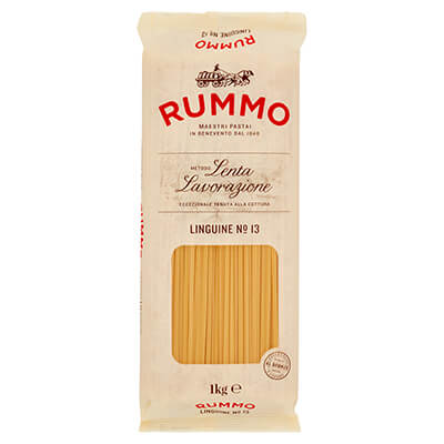 Zur Produktseite von Rummo Linguine N° 13 Hartweizennudeln, 1 kg Rummo Linguine N° 13 Hartweizennudeln, 1 kg