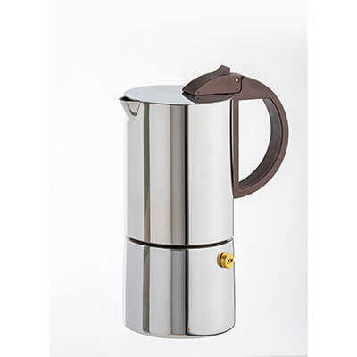 Zur Produktseite von Espressokocher Chicca für 6 Tassen, Edelstahl von gnali & zani Espressokocher Chicca für 6 Tassen, Edelstahl von gnali & zani