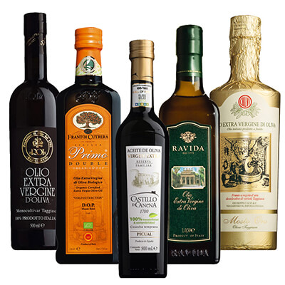 Zur Produktseite von 5er Olivenöl nativ extra Probierpaket Bestseller 5er Olivenöl nativ extra Probierpaket Bestseller