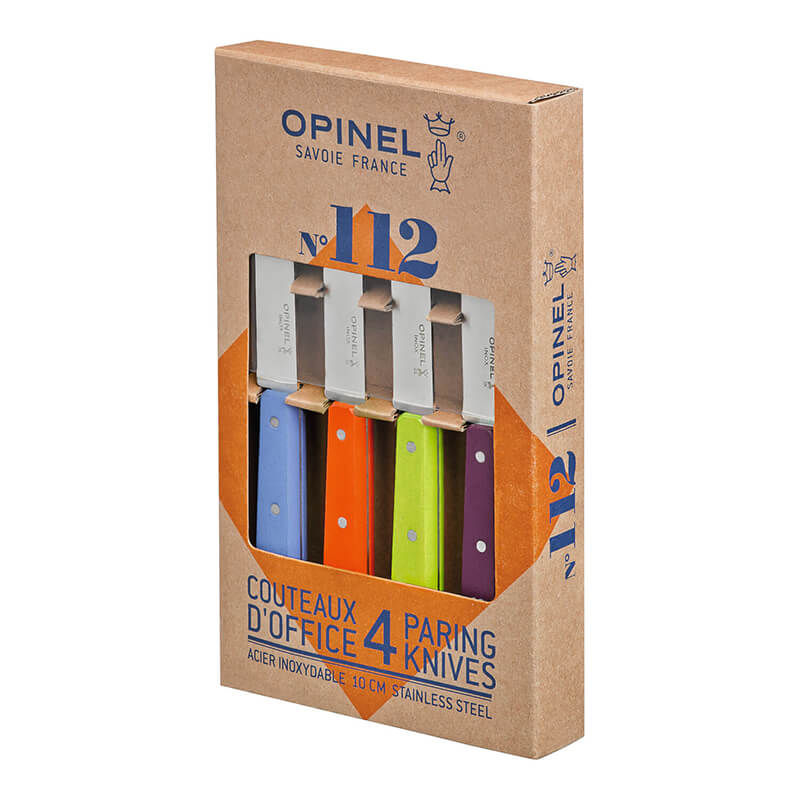 Opinel Messerset aus 4 Officemesser Bon Appetit N° 112, Sweet Pop Colour