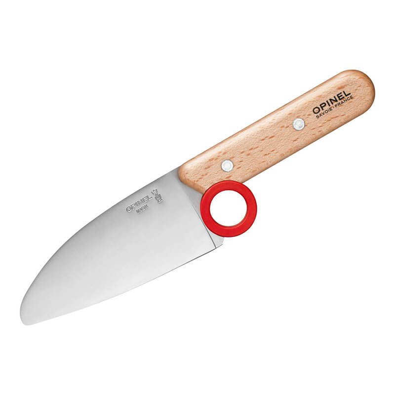 Opinel Kindermesser-Set mit Fingerschutz le petit Chef, Griff Buche weitere Ansicht Opinel Kindermesser-Set mit Fingerschutz le petit Chef, Griff Buche