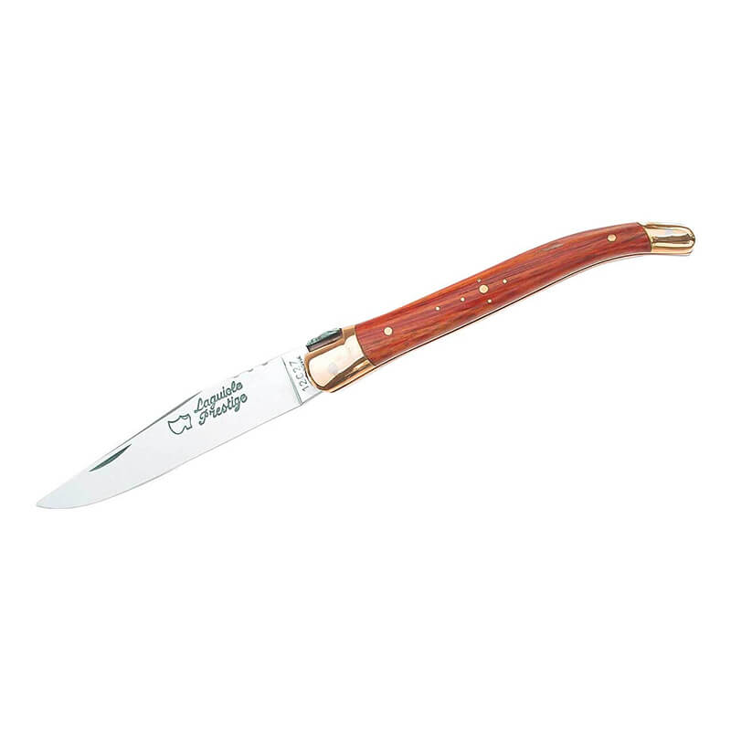 Au Sabot Laguiole Messer Tafelmesser rostfrei 20 cm Griff poliertes Rosenholz weitere Ansicht Au Sabot Laguiole Messer Tafelmesser rostfrei 20 cm Griff poliertes Rosenholz