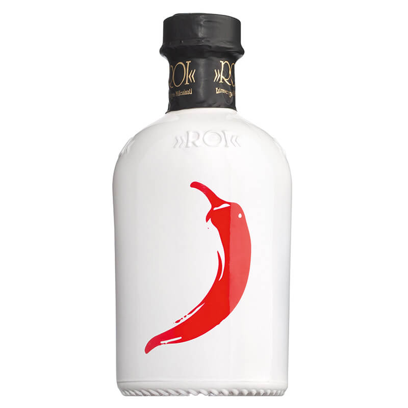 Olio Roi Olio al peperoncino Würzöl aus nativem Olivenöl extra mit Chili, 250 ml weitere Ansicht Olio Roi Olio al peperoncino Würzöl aus nativem Olivenöl extra mit Chili, 250 ml