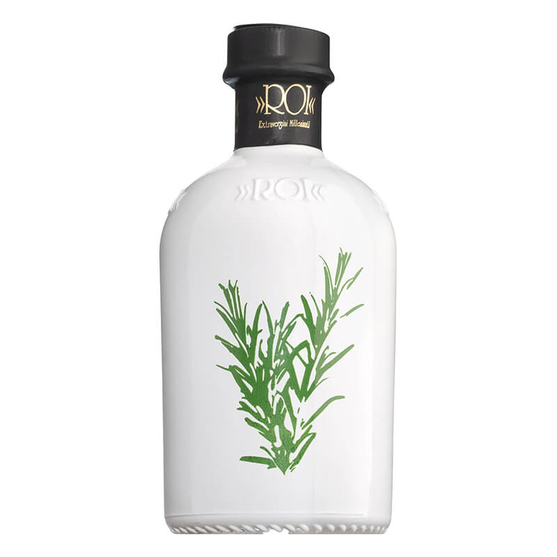 Olio Roi Olio al rosmarino Würzöl aus nativem Olivenöl extra mit Rosmarin, 250 ml
