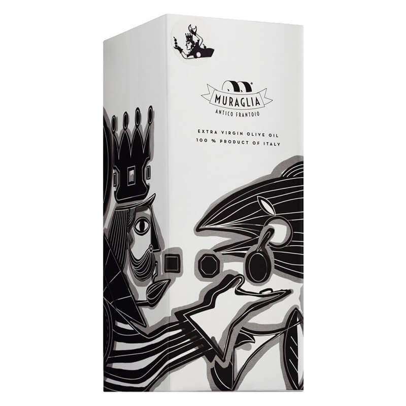 Muraglia Olivenöl nativ extra Coratina im Krug mit Königin, 500 ml weitere Ansicht Muraglia Olivenöl nativ extra Coratina im Krug mit Königin, 500 ml