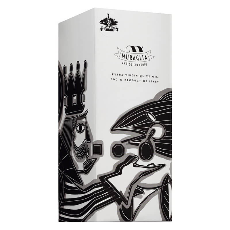 Muraglia Olivenöl nativ extra Peranzana im Krug mit Mutter Natur, 500 ml weitere Ansicht Muraglia Olivenöl nativ extra Peranzana im Krug mit Mutter Natur, 500 ml