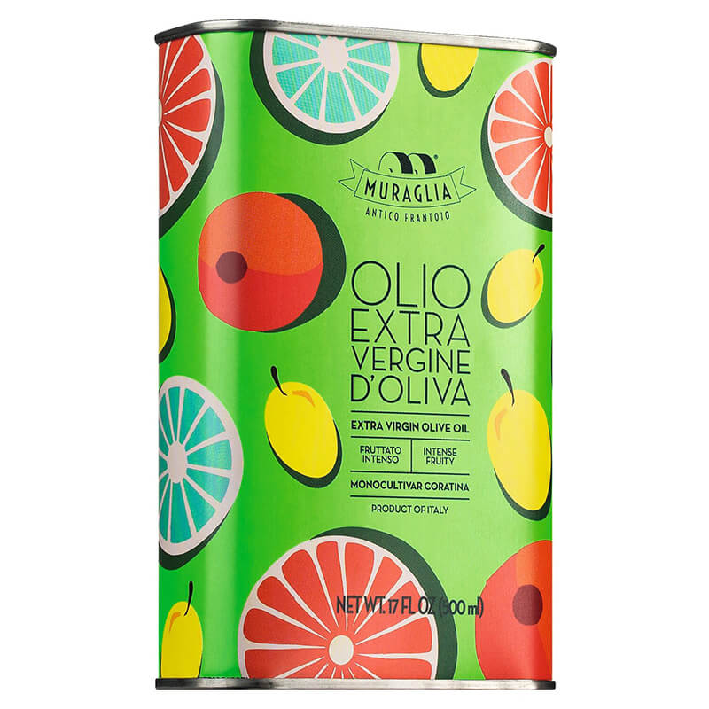 Lattina Frutti del Mediterraneo Intenso, Natives Olivenöl extra von Muraglia, 500 ml weitere Ansicht Lattina Frutti del Mediterraneo Intenso, Natives Olivenöl extra von Muraglia, 500 ml
