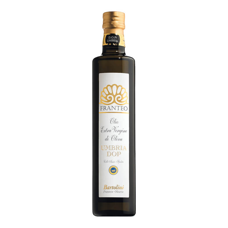 Franteo - Colli Assisi-Spoleto DOP - kräftiges Olivenöl der Spitzenklasse von Emilio Bartolini, 500 ml
