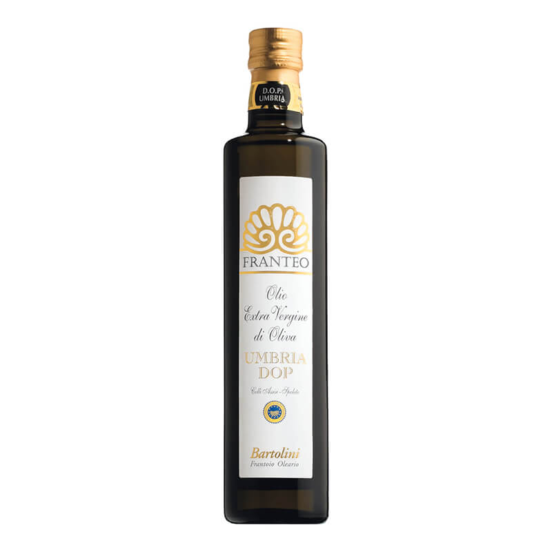 Franteo - Colli Assisi-Spoleto DOP - kräftiges Olivenöl der Spitzenklasse von Emilio Bartolini, 500 ml weitere Ansicht Franteo - Colli Assisi-Spoleto DOP - kräftiges Olivenöl der Spitzenklasse von Emilio Bartolini, 500 ml