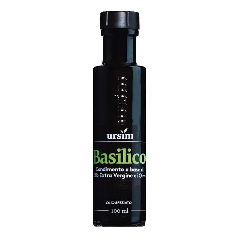 Ursini Olio al basilico - Olivenöl mit Basilikum, 100 ml weitere Ansicht Ursini Olio al basilico - Olivenöl mit Basilikum, 100 ml