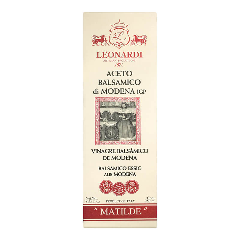 Aceto Balsamico di Modena IGP Matilde min. 6 Jahre gereift von Leonardi, 250 ml