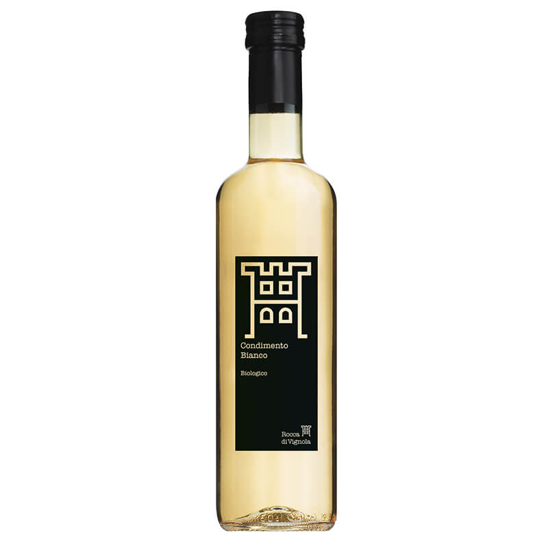 Weißer Balsamessig - heller, säurearmer Condimento Bio von Rocca di Vignola, 500 ml weitere Ansicht Weißer Balsamessig - heller, säurearmer Condimento Bio von Rocca di Vignola, 500 ml