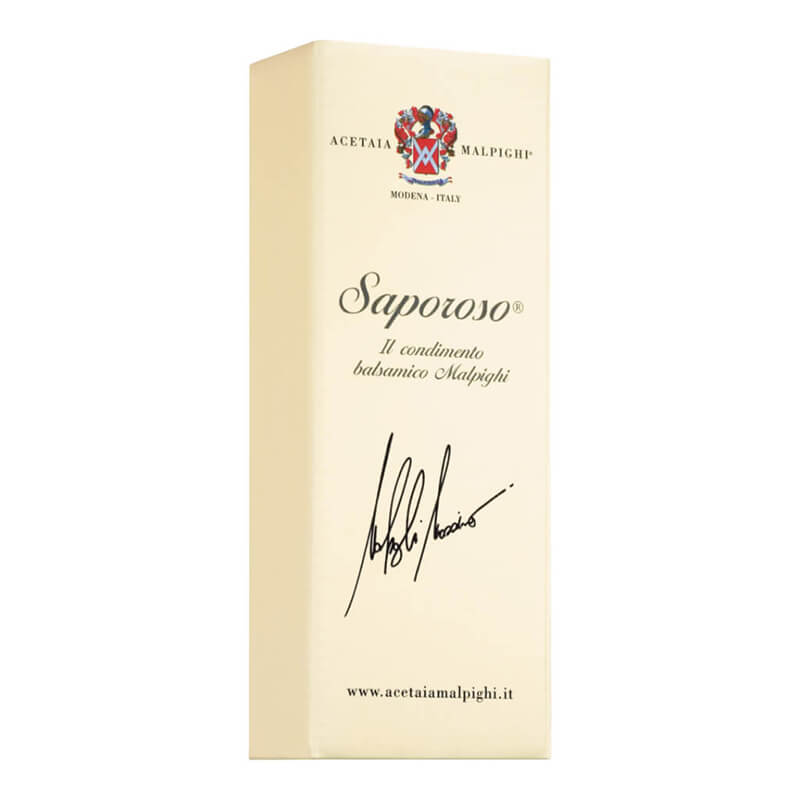 Saporoso Condimento Aceto Balsamico IGP von Malpighi, 100 ml weitere Ansicht Saporoso Condimento Aceto Balsamico IGP von Malpighi, 100 ml