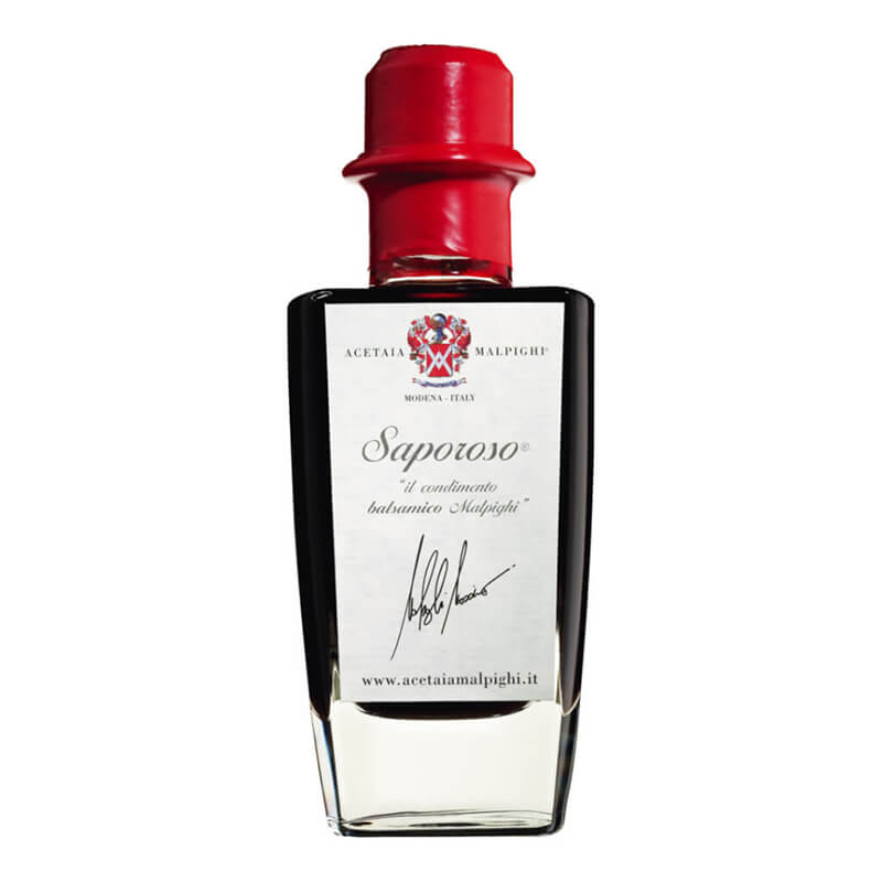 Saporoso Condimento Aceto Balsamico IGP von Malpighi, 100 ml weitere Ansicht Saporoso Condimento Aceto Balsamico IGP von Malpighi, 100 ml