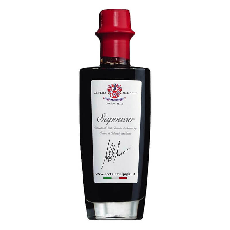 Saporoso Condimento Aceto Balsamico di Modena IGP von Malpighi, 200 ml weitere Ansicht Saporoso Condimento Aceto Balsamico di Modena IGP von Malpighi, 200 ml