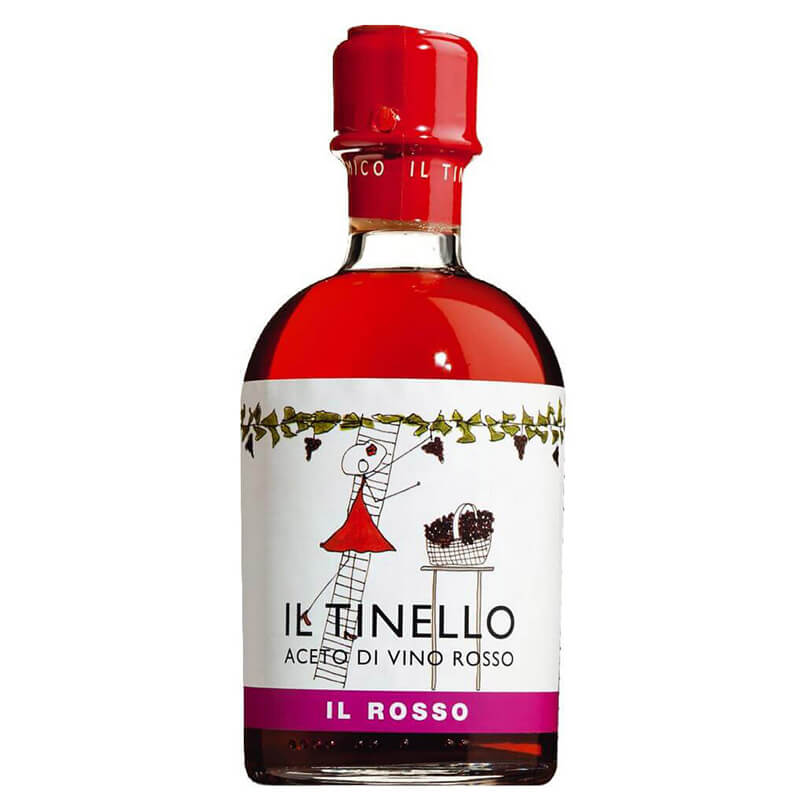 Il Tinello Aceto Di Vino Rosso - Rotweinessig von Il Borgo, 250 ml weitere Ansicht Il Tinello Aceto Di Vino Rosso - Rotweinessig von Il Borgo, 250 ml