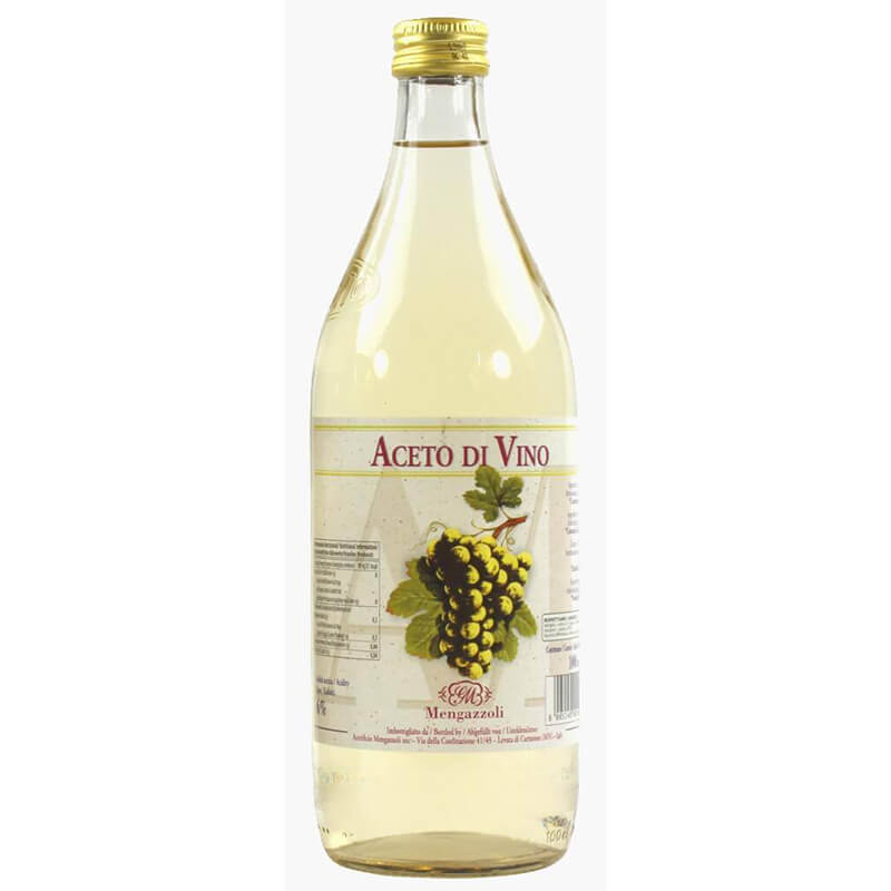 Fruchtiger Weißwein-Essig aus der Lombardei von Mengazzoli, 1 l weitere Ansicht Fruchtiger Weißwein-Essig aus der Lombardei von Mengazzoli, 1 l