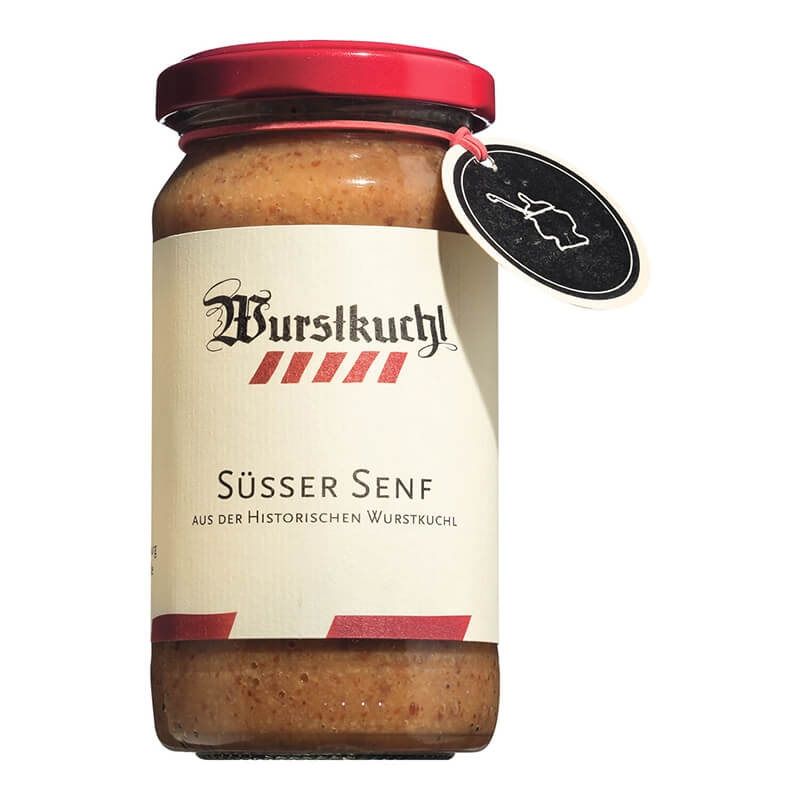 Süßer Senf aus der historischen Wurstkuchl, 200 ml