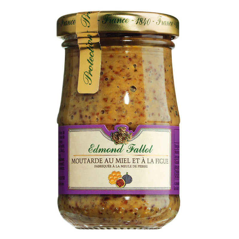Dijon-Senf mit Honig und Feigen von Edmond Fallot, 100 g weitere Ansicht Dijon-Senf mit Honig und Feigen von Edmond Fallot, 100 g