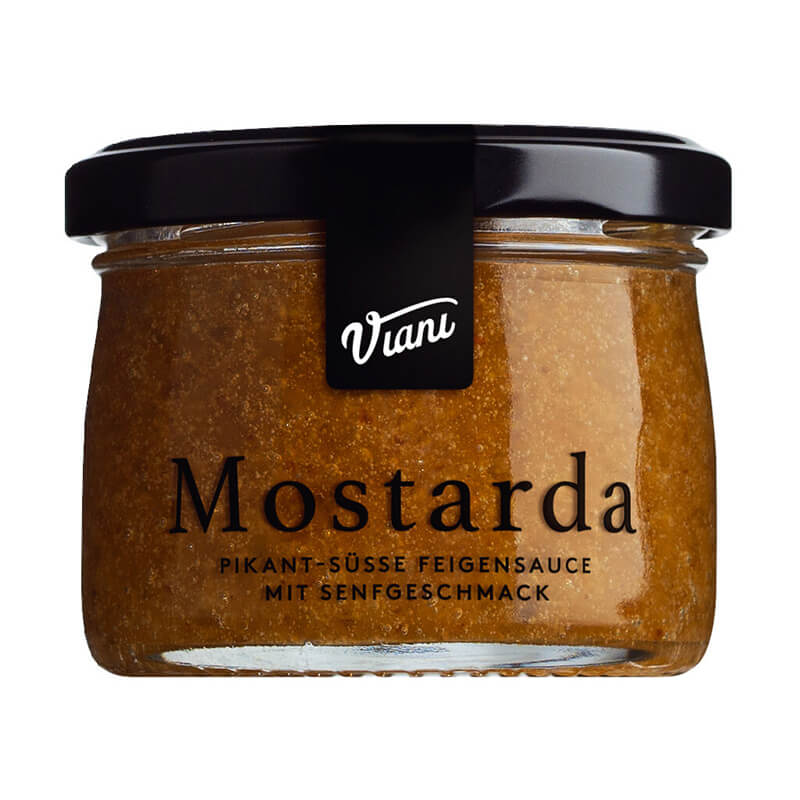 Mostarda ai fichi - Feigensauce mit Senfgeschmack - pikant süß, 130 g