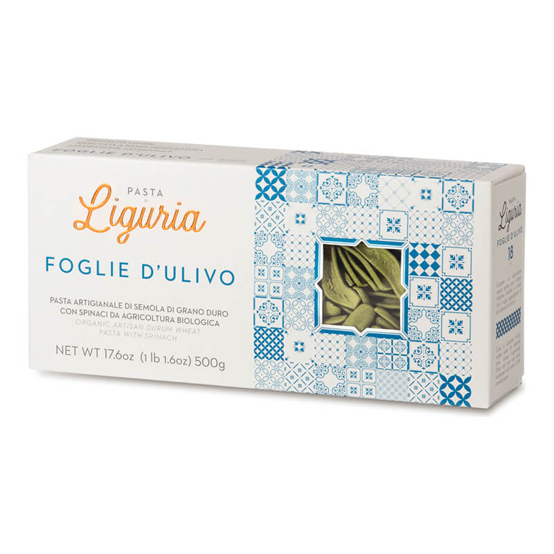 Pasta Liguria Foglie Nudeln aus Hartweizengrieß mit Spinat Bio, 500 g weitere Ansicht Pasta Liguria Foglie Nudeln aus Hartweizengrieß mit Spinat Bio, 500 g