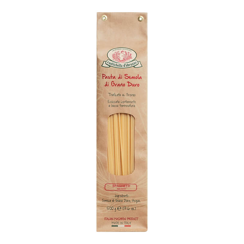 Spaghetti Hartweizennudeln von Rustichella, 500 g weitere Ansicht Spaghetti Hartweizennudeln von Rustichella, 500 g