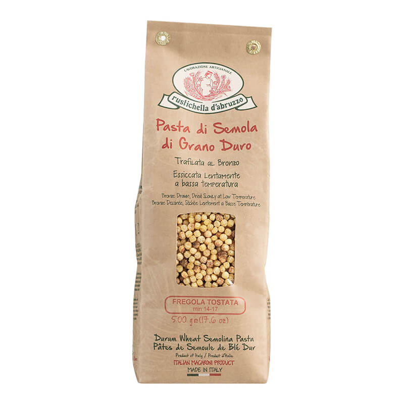 Fregola Tostata Hartweizennudeln von Rustichella, 500 g weitere Ansicht Fregola Tostata Hartweizennudeln von Rustichella, 500 g