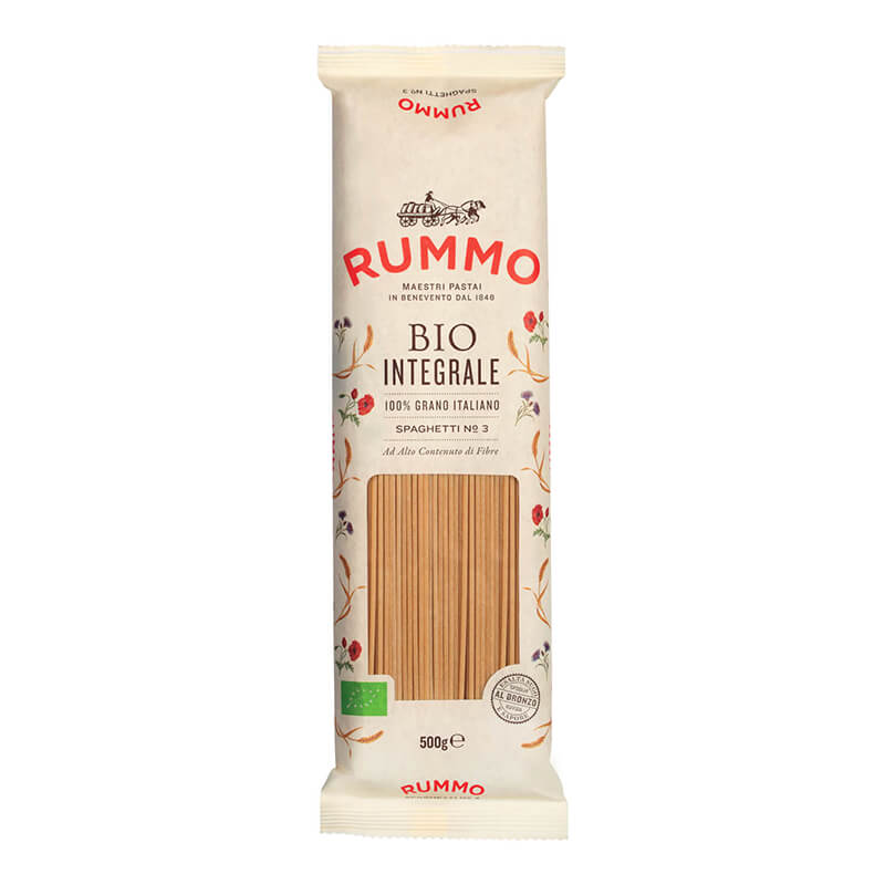 Rummo Spaghetti N° 3 Bio Vollkornnudeln, 500 g weitere Ansicht Rummo Spaghetti N° 3 Bio Vollkornnudeln, 500 g