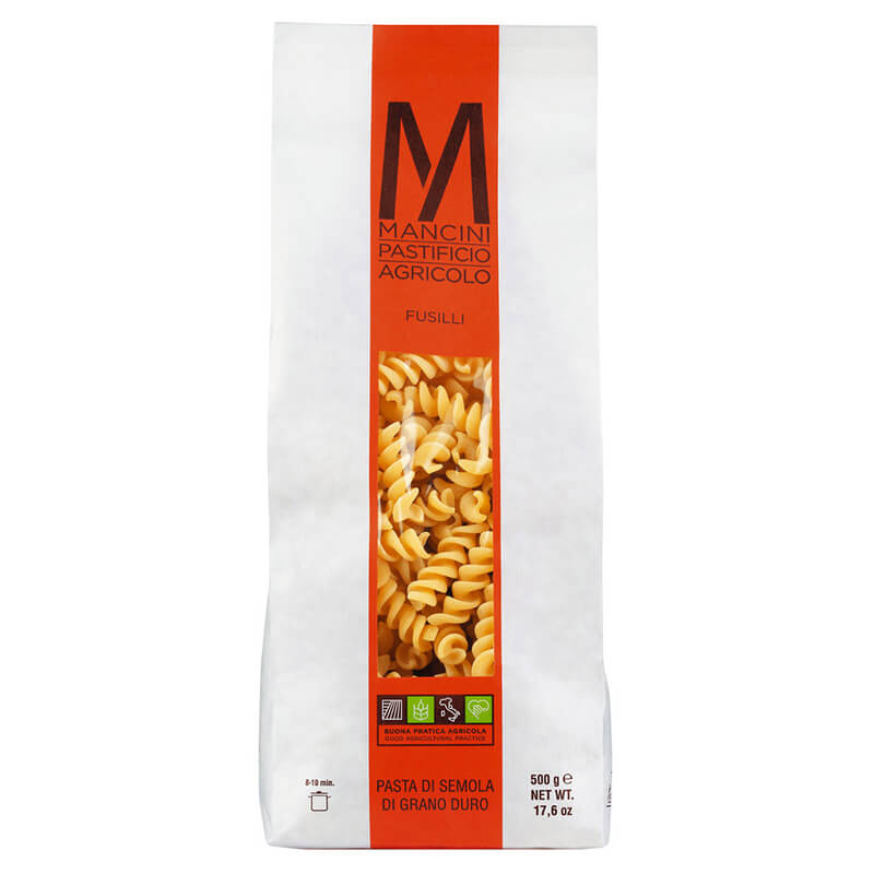 Fusilli Hartweizennudeln von Pasta Mancini, 500 g weitere Ansicht Fusilli Hartweizennudeln von Pasta Mancini, 500 g