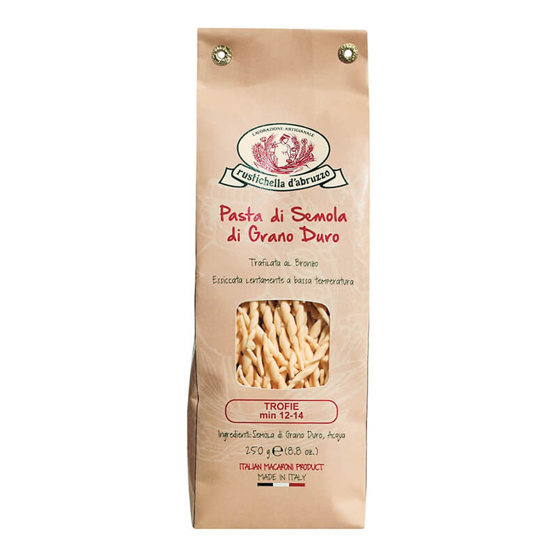 Trofie Hartweizennudeln von Rustichella, 250 g weitere Ansicht Trofie Hartweizennudeln von Rustichella, 250 g